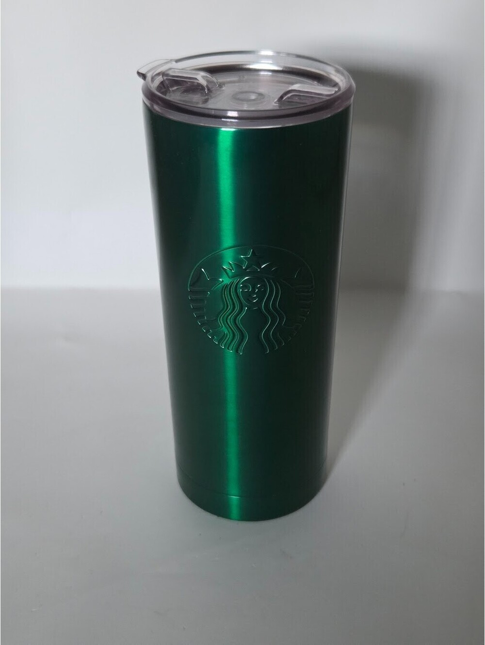 Starbucks 2022 Green Stainless Steel Tumbler 19.8oz with Clear Flip Lid